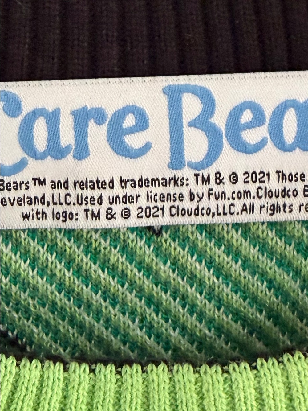 Care Bears Black & Green Shamrock Crewneck Sweater - Picture 2 of 4